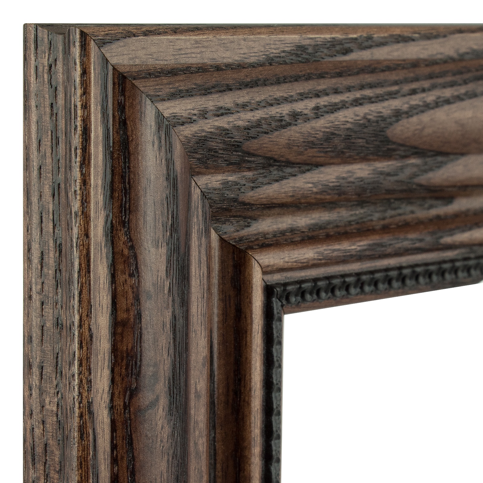 Craig Frames Traditional Ornate, 2.2" Dark Walnut Brown Hardwood
