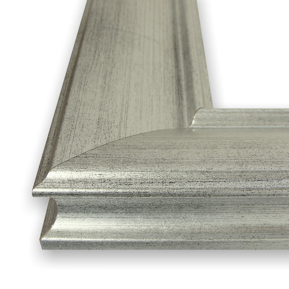 Craig Frames Verandah, 2" Brushed Silver Picture Frame eBay