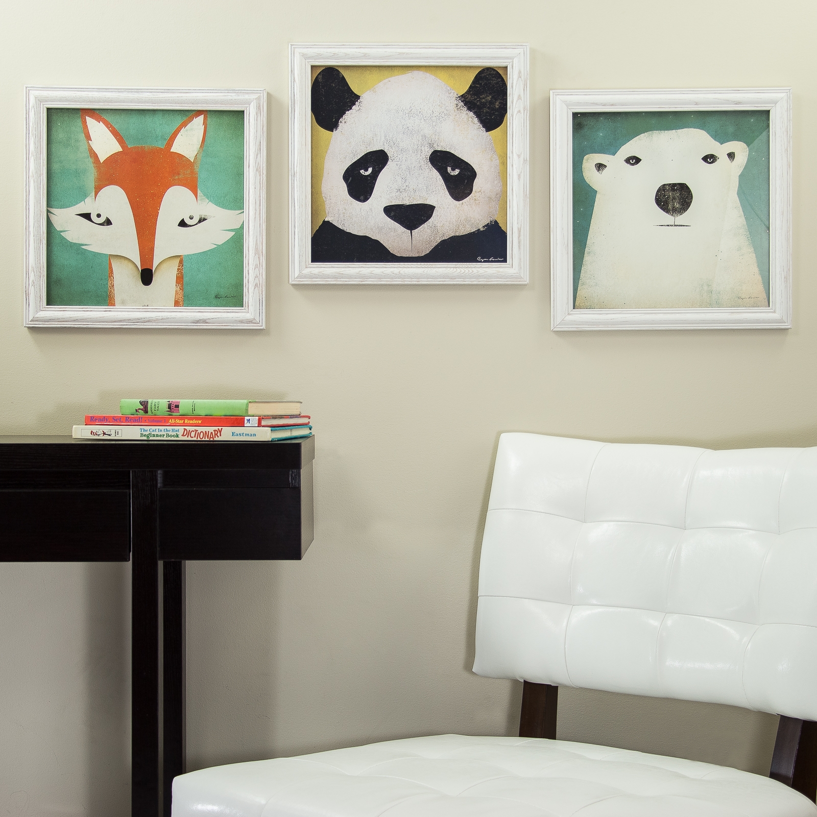 Furry Mammals, 12x12 Framed Animal Wall Art Set eBay