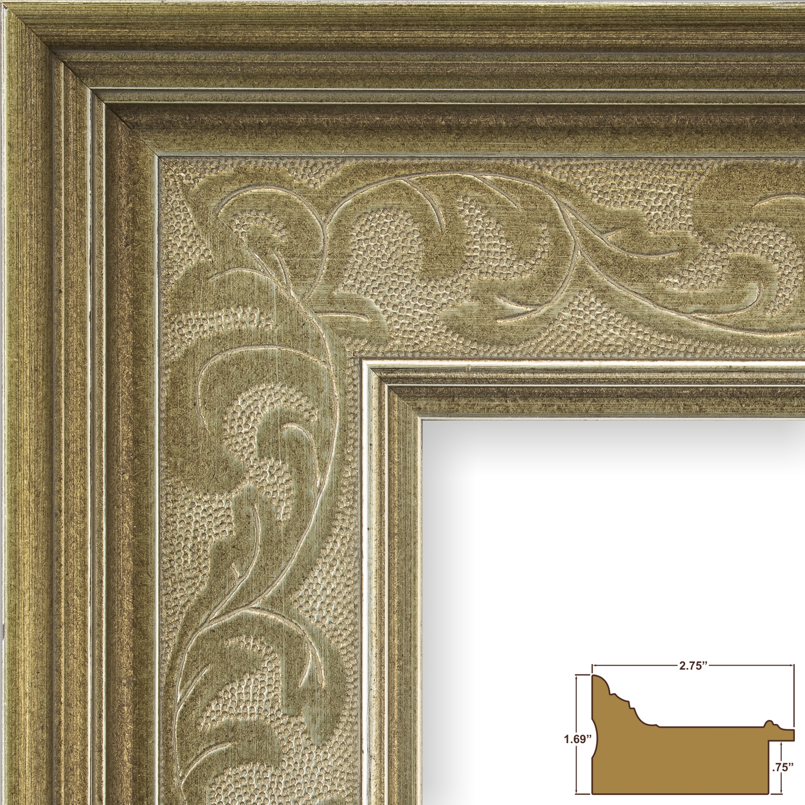 Craig Frames Marais II, French Country Style Gold Picture Frame